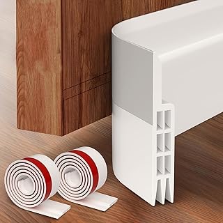Set of 2 door stops under the door seal, Dailychic air current blocker for outer and interior door, door window blocker, dust insulation and noise, insulating against air currents, 2 "L x 39" L, white.. DIAYTAR NIGERIA: Your one-stop e-commerce destination with affordable prices and nationwide delivery in 5-8 days.