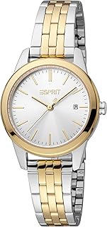 Trendy quartz watch for women, model ES1L239M2065, silver and gold.. Fast delivery is our promise — DIAYTAR Nigeria keeps it real.
