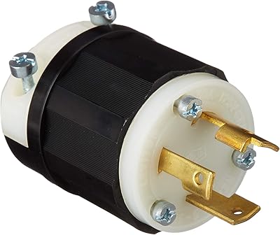Lifton locking plug 2611 30 A 125 V Nema L5-30P 2P 3 Watts of industrial quality - Black and white.. Discover the convenience of DIAYTAR NIGERIA's vast product range delivered affordably in 5-8 days.