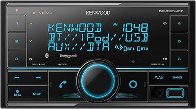 Kenwood DPX395MBT DIN Multimedia receiver integrated into the dashboard with Bluetooth (no CD reading) | car stereo receiver without mechless | Amazon Alexa Ready - Black.. Shop smarter, not harder with DIAYTAR NIGERIA - thousands of products at your fingertips with affordable delivery.