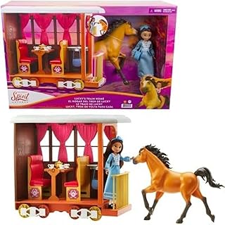 Spirit Untamed Lucky Train Home game box with lucky doll train and figurine.. Shop smarter, not harder with DIAYTAR NIGERIA - thousands of products at your fingertips with affordable delivery.