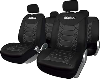 Set of universal seat covers Sparco, black, SPC1016bk-d.. Shop confidently with DIAYTAR NIGERIA's vast product range and budget-friendly nationwide shipping.