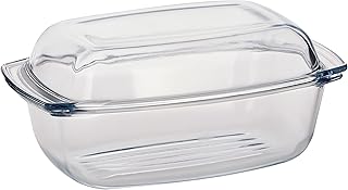 Termisil, rectangular glass casserole, 5.8 l, borosilicate glass (heat resistant), is suitable for stove and gas and electric oven... DIAYTAR NIGERIA: Bringing affordable shopping solutions with a diverse product catalog delivered nationwide.