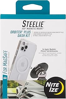 Nightteasy Steely Orbiter Plus dashboard kit, compatible with Magsafe car support for iPhone 12, 13, pro max, mini.. Shop with confidence at DIAYTAR NIGERIA, enjoying competitive prices and delivery within 8 days.