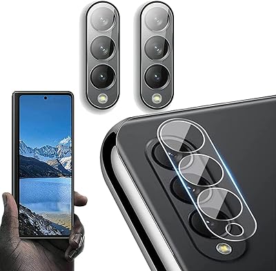 SnellsPy Samsung Galaxy Z Fold 3 Camera lens protector 【2】 Pack 2】, tempered glass camera protector for Samsung Galaxy Z Fold 3 5G 2021, transparent.. DIAYTAR NIGERIA: Your gateway to affordable products delivered reliably across Nigeria.