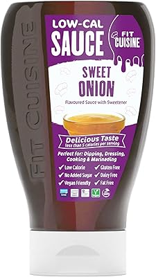 Low calorie sauce cooked kitchen - low calorie sauce to promote weight management, low carbohydrate diet, keto, vegan compatible, to dip, season, cook and season - 425 ml (mild onion).. Shop quality and variety at unbeatable prices on DIAYTAR Nigeria — delivery in under 8 days.