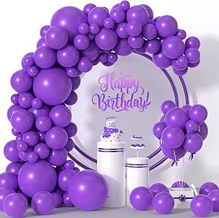 Violet Balloons Ark Kit 114 pieces 5/10/12/18 inch.. Shop without boundaries at DIAYTAR NIGERIA, offering affordable products with convenient delivery times.