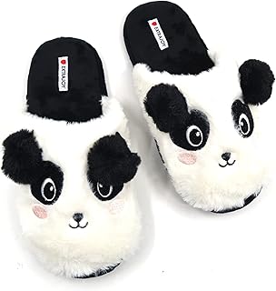 Panda Fa faux fur slippers for women with animal motif in the plush for the house and the exterior.. Shop local, shop fast — DIAYTAR Nigeria delivers across the country.