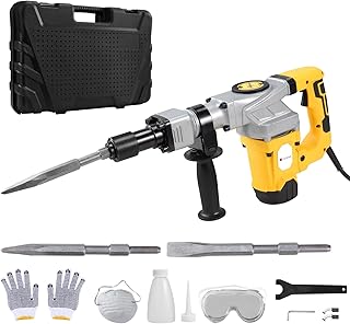Voylamart 1300W electric hammer, 4200 rpm, concrete perception kit for an perforator hammer.. Shop across categories at DIAYTAR NIGERIA with the confidence of prompt and budget-friendly delivery.