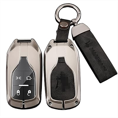 【TTQK】 Key, keychain, metal case compatible with Maserati Levante Levante Geberit GT 【Black】.. DIAYTAR NIGERIA: Simplifying access to thousands of products with affordable nationwide shipping.