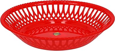 Royalford plastic fruits tray, kitchen counter fruit bowl, PP1 RF10711 | Trendy fruit basket | Round fruit bowl.. DIAYTAR NIGERIA delivers affordability and convenience to your doorstep within 8 days of purchase.