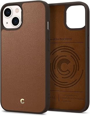 Searle brick design leather case designed for iPhone 13 (2021) - Brown.. DIAYTAR NIGERIA: Making online shopping accessible with affordable prices and nationwide delivery service.