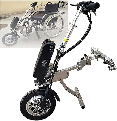 Conversion kit for electric wheelchair for rehabilitation treatment with front lighting, 48 V 15 Ah, cruise range: 65 km, 500 W, front -hand traction accessories for manual car.. DIAYTAR NIGERIA delivers value, variety, and convenience with our nationwide 5-8 day shipping.