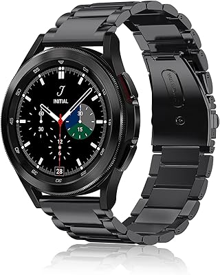 Iwinner replacement bracelet Compatible with Samsung Galaxy Watch 5 PRO 45 mm/Watch 5/4 40 mm 44 mm/Watch 42 mm 46 mm/20 mm, replacement bracelet in stainless steel.. Why pay more? DIAYTAR Nigeria gives you the best for less.