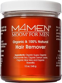 Moom organic hair removal wax for men with aloe vera and chamomile - Wax kit with natural sugar rechargeable for men, perfect for the back, chest, eyebrows and body 12 oz, 1 package.. DIAYTAR NIGERIA provides endless shopping possibilities with affordable prices and prompt delivery service.