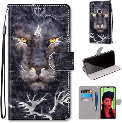 Milan full protection shell for Huawei P Smart Z, colorful pattern, PU leather flap case with magnetic closure and card slit, Lion king.. Nigeria's favorite online shopping platform, DIAYTAR offers unbeatable prices and delivery within a week.