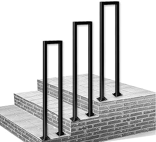 Modern metal staircase with complete set for interior and exterior support posts.. DIAYTAR NIGERIA: Your partner in affordable online shopping with dependable delivery within 8 days.