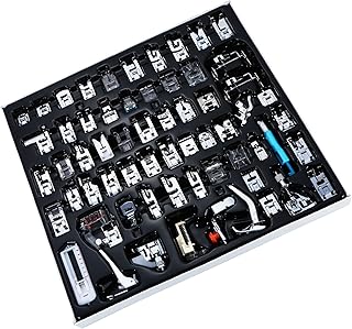 Morelian 62 Pieces Professional House Sewing Machine Pied-Biche Setting Spare Parts Accessories for Brother Singer View Janome.. Reliable delivery, all over Nigeria — that’s DIAYTAR Nigeria promise.