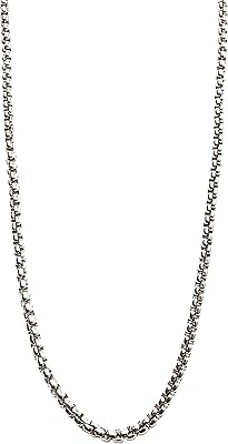 Dubai Round Rolo Chain Collections Cabinet 3 mm Fine White Gold Collar 14 Carats Women Men Solid Jewelry Plated Gift Corner Cap (22.00), Metal.. Shop from anywhere in Nigeria and receive your DIAYTAR purchases at affordable prices within a week.
