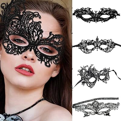 4 pieces of sexy masks in lace mask for the eyes.. DIAYTAR Nigeria is your reliable online shopping destination offering an extensive range of products across all categories. Enjoy fast nationwide delivery in just 5 to 8 days and some of the lowest prices in the market.