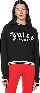 Short hooded sweatshirt with Juicy Couture for Women logo.. DIAYTAR NIGERIA: Revolutionizing how Nigerians shop with affordable prices and prompt delivery services.