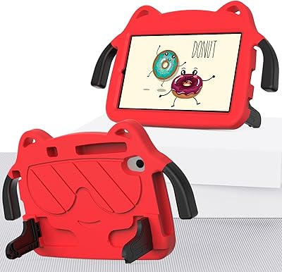 Children's pc tablet shell compatible with Huawei Mediapad M6 8.4 inches 2019 Antichoc robust cover with light EVA light protective cover handle for pc tablet (color: red).. Experience the ease of modern shopping with DIAYTAR NIGERIA's comprehensive platform and quick delivery.