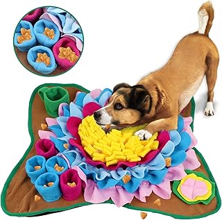 Sniff carpet for dogs, sunflower suction cups with dog puzzle toys to nose and encourage natural food search skills, 48 ​​x 48 cm.. Shop everything from A to Z on DIAYTAR Nigeria — delivered nationwide.