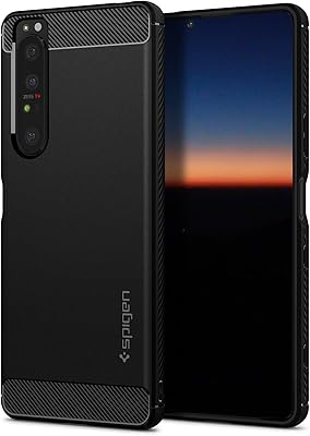 Rigid Spigen protection shell designed for Sony Xperia 1 III (2021) - Mat black.. DIAYTAR NIGERIA brings retail convenience to your screen with affordable prices and dependable shipping.