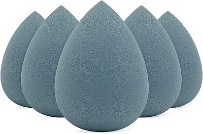 Set of makeup sponges The White Shop 5 Pieces for Fabricula Foundation, Impeccable liquid, Cream, Powder, Latex, Vegan (C Blue Gray).. DIAYTAR NIGERIA: Where every search leads to affordable products delivered promptly across Nigeria.