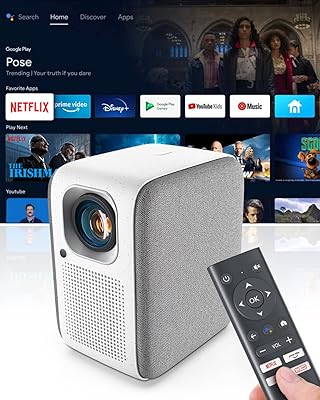 Bocketer Cinemax Pro 1080p projector, Netflix license, Android 10.0 TV with more than 7000 applications, 400 Ansi Lumens, Google Assistant, Keystone Correction 4D, HDR 10, Wi-Fi 2.4g+5g and Bluetooth, Image 200 inches.. Everyday deals, every category — only on DIAYTAR Nigeria.