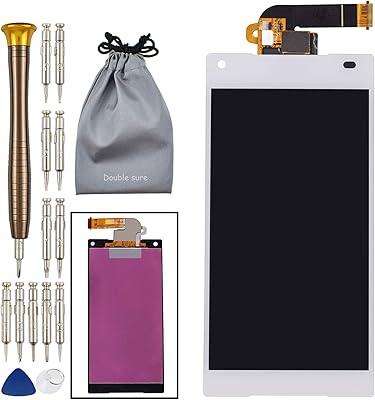 Replacement LCD touch screen for Sony Xperia Z5 Compact E5803 E5823 White.. DIAYTAR NIGERIA: Where shopping is affordable, selection is vast, and delivery is always reliable.