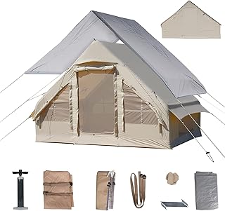 Kikilife inflatable campsite with pump and stove jack 2.. DIAYTAR NIGERIA brings the marketplace home to you with affordable prices and delivery in 5-8 days.
