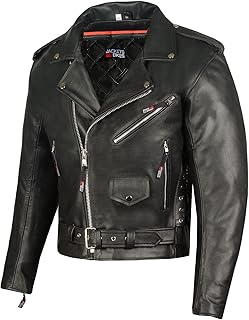 Men's natural quality natural buffalo leather jacket for men.. Enjoy low prices, wide selections, and reliable delivery with DIAYTAR Nigeria.