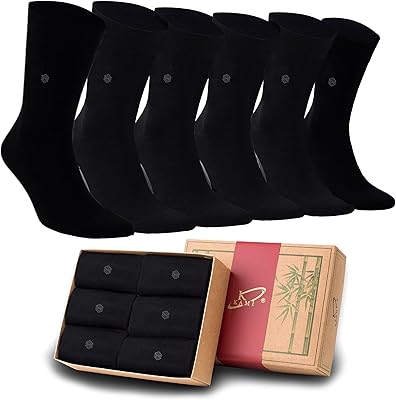 Socks K Cami Gift for men, super soft, smooth, in antibacterial bamboo, pack of 6, black, mixed colors, one size.. Shop like never before with DIAYTAR NIGERIA's comprehensive marketplace and budget-friendly shipping.