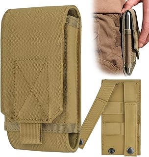 Tactical waist bag soft camouflage of the army, belt pocket for mobile phone, size l cover, with nylon zipper, mobile phone support belt for camping and hiking.. DIAYTAR NIGERIA: Your trusted marketplace that combines variety, affordability and reliable shipping.