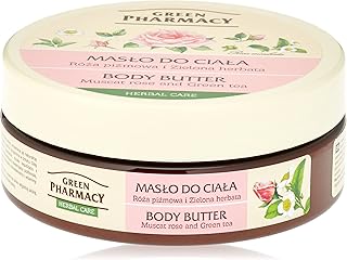 Body butter with rose and green tea green pharmacy GB, 200 ml.. DIAYTAR NIGERIA connects you with thousands of products at competitive prices, delivered within a week.