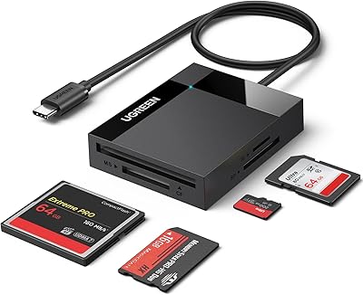 Ugreen 4 EN 1 USB C Card reader SD Card Adapter External SD MICR SD MS CF CAR CARD CARD RISE FLASH FOR MAC CAME, PC, computer.. Shop smart and save with DIAYTAR NIGERIA's extensive product range and 5-8 day delivery guarantee.