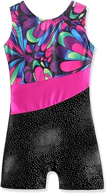 Gymnastics combination for girls with shorts decorated with brilliant patterns of flowers and butterflies.. DIAYTAR NIGERIA: Redefining online shopping with unbeatable prices and consistent delivery times.