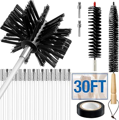 Dryer cleaner cleaning kit 30m, 4 "PBT brush with drill, flexible hairs, flexible and reusable stems, multi-purpose plush brush, clean dryer and plush traps, eliminate the risk of fire.. Discover why millions choose DIAYTAR for affordable online shopping with delivery in just 5-8 days.