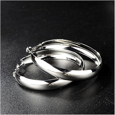 Women's earrings, jewelry, large chandelier rings, trendy earrings for girls and women (color: 50 mm, size: 02).. DIAYTAR NIGERIA brings online shopping to every Nigerian with affordable prices and reliable shipping.