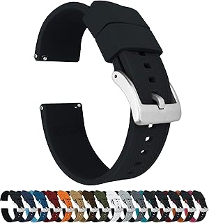 Barton Elite Barton Silicone Watch Bracelets - Choosing the color - 18 mm, 20 mm watch bracelets and 22 mm.. Spend less, get more — that’s the DIAYTAR Nigeria promise.