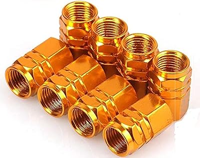 4 parts of aluminum car tire shell with car tire tire lids with air valve, or.. DIAYTAR NIGERIA: Bringing quality products to your doorstep at prices that won't break the bank.