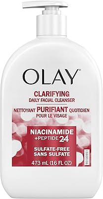 Face cleaner Olay Niacinamide + Peptide 24, sulfate without sulfate, 16 oz.. Get unbeatable value on every order with DIAYTAR Nigeria.