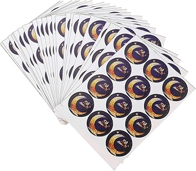 ABOOFAN 1 Set of 24 EID MUBARAK EID MUBARAK stickers, calendar, blue decorations, makeup gifts, Ramadan festival, EID MUBARAK blue paper gift labels, sticker sticker.. Experience the satisfaction of affordable shopping with DIAYTAR NIGERIA's nationwide 5-8 day delivery.
