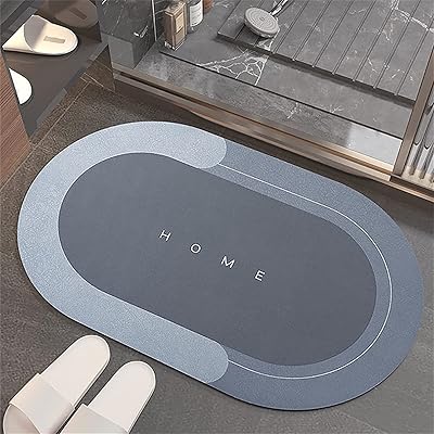 Super absorbent floor mats, super absorbent bath mats, soft and fast drying carpets, non -slip floor mats, easy to clean and washable (oval).. Your complete shopping solution, DIAYTAR NIGERIA offers extensive choice with competitive prices and delivery.