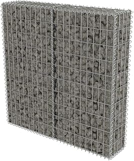 Ferdexcel galvanized steel basket cage with gabion lids, size 100 x 20 x 100 cm.. DIAYTAR NIGERIA: Making online shopping accessible with affordable prices and nationwide delivery service.