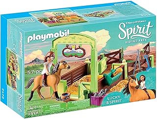 Playmobile spirit riding free lucky and spirit playset avec écurie, multicolore.. Discover shopping simplified with DIAYTAR NIGERIA's comprehensive platform and reliable 5-8 day shipping.
