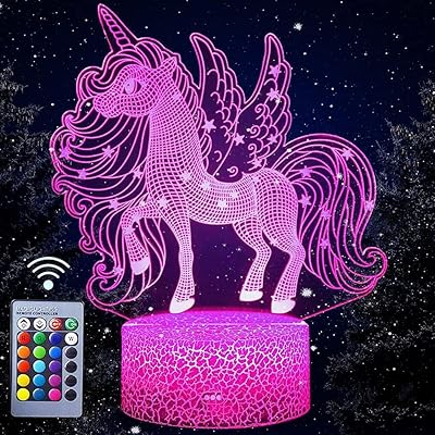 Licorne night light for children LED night light 16 colors with remote control.. Your everyday shopping destination, DIAYTAR NIGERIA offers unbeatable value with quick delivery times.