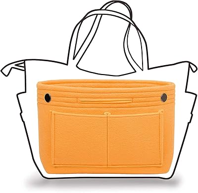 Trufoam colored bag in a felt bag, storage bag for cosmetics, storage bag for handbag, orange.. DIAYTAR NIGERIA brings affordable shopping to your fingertips with reliable delivery in less than 8 days.