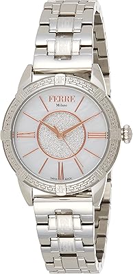 Quartz watch for women ferre milano fm1l170m0051 3, white, white, bracelet.. Unlock access to a wide range of products with DIAYTAR NIGERIA's affordable e-commerce platform.
